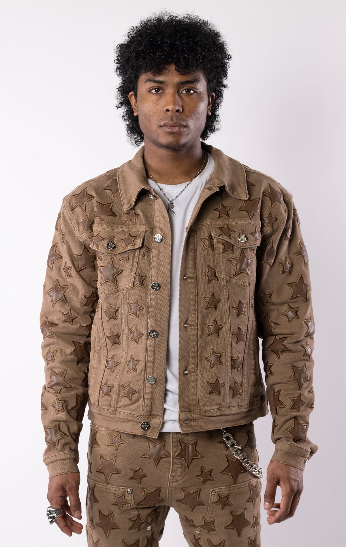 Obsidian Stars Denim Jacket